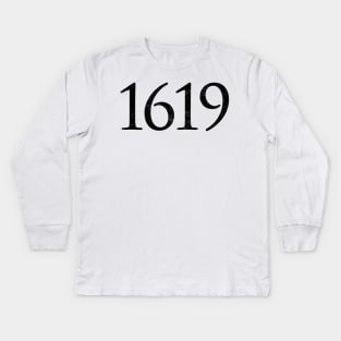 1619 Tshirt - African American Our Ancestors 5 Kids Long Sleeve T-Shirt